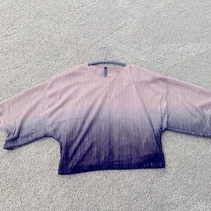 Anthropologie ombré shimmer blouse